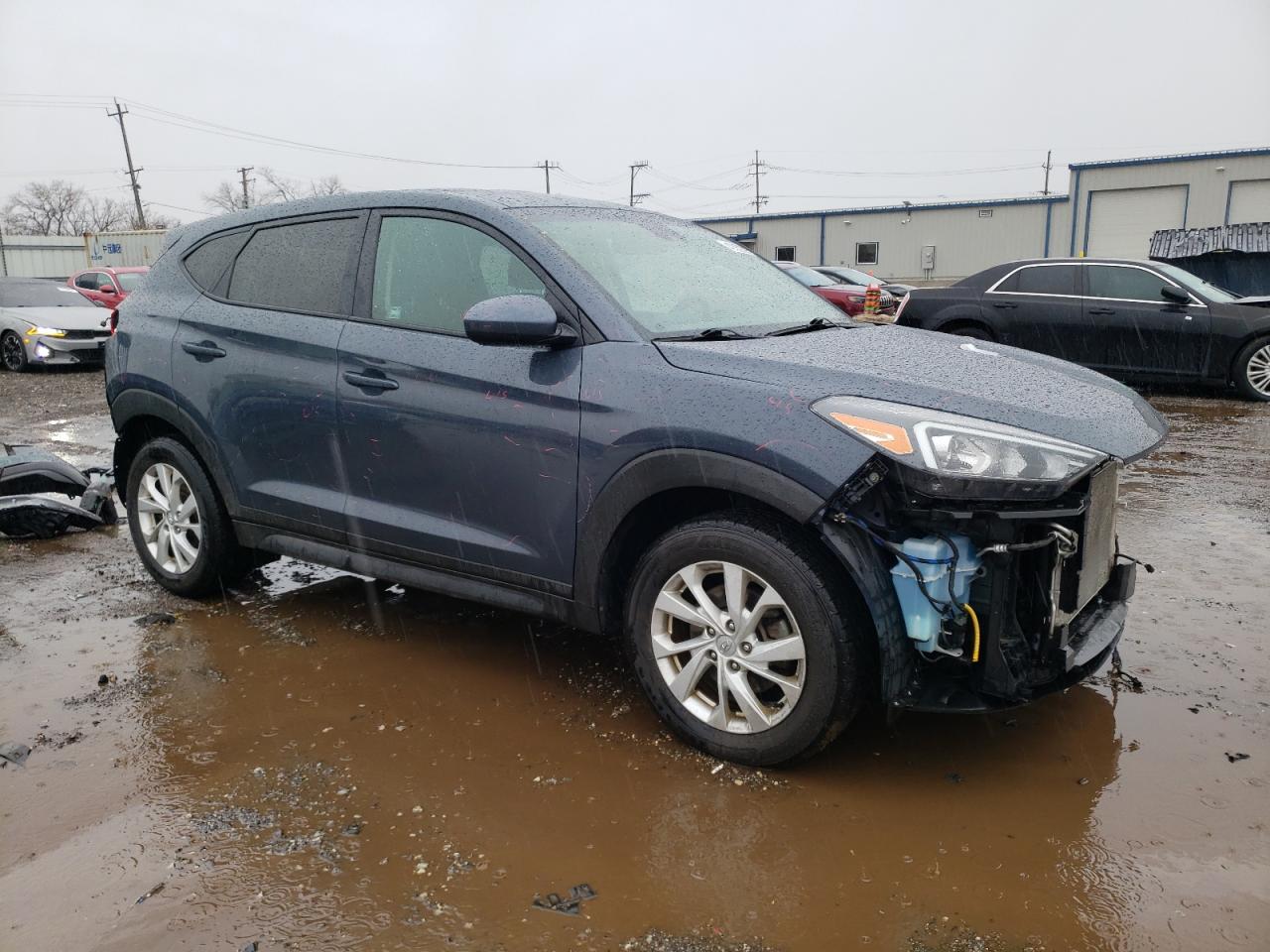 2019 Hyundai Tucson VIN KM8J23A45KU964151 Copart auction photo, all over damage thumbnail 4