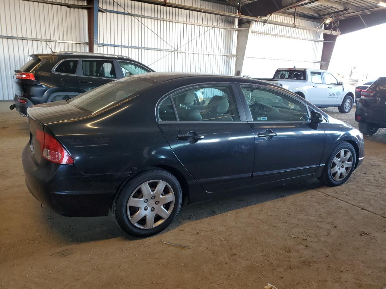 2007 Honda Civic VIN 1HGFA16567L113171 Copart auction photo, burn damage thumbnail 3
