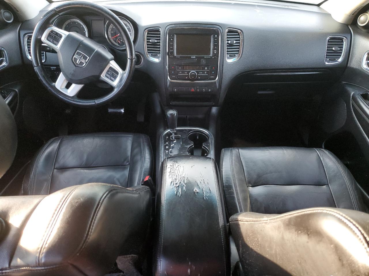 2013 Dodge Durango VIN 1C4RDHDGXDC663291 Copart auction photo, rear end / front end damage thumbnail 8