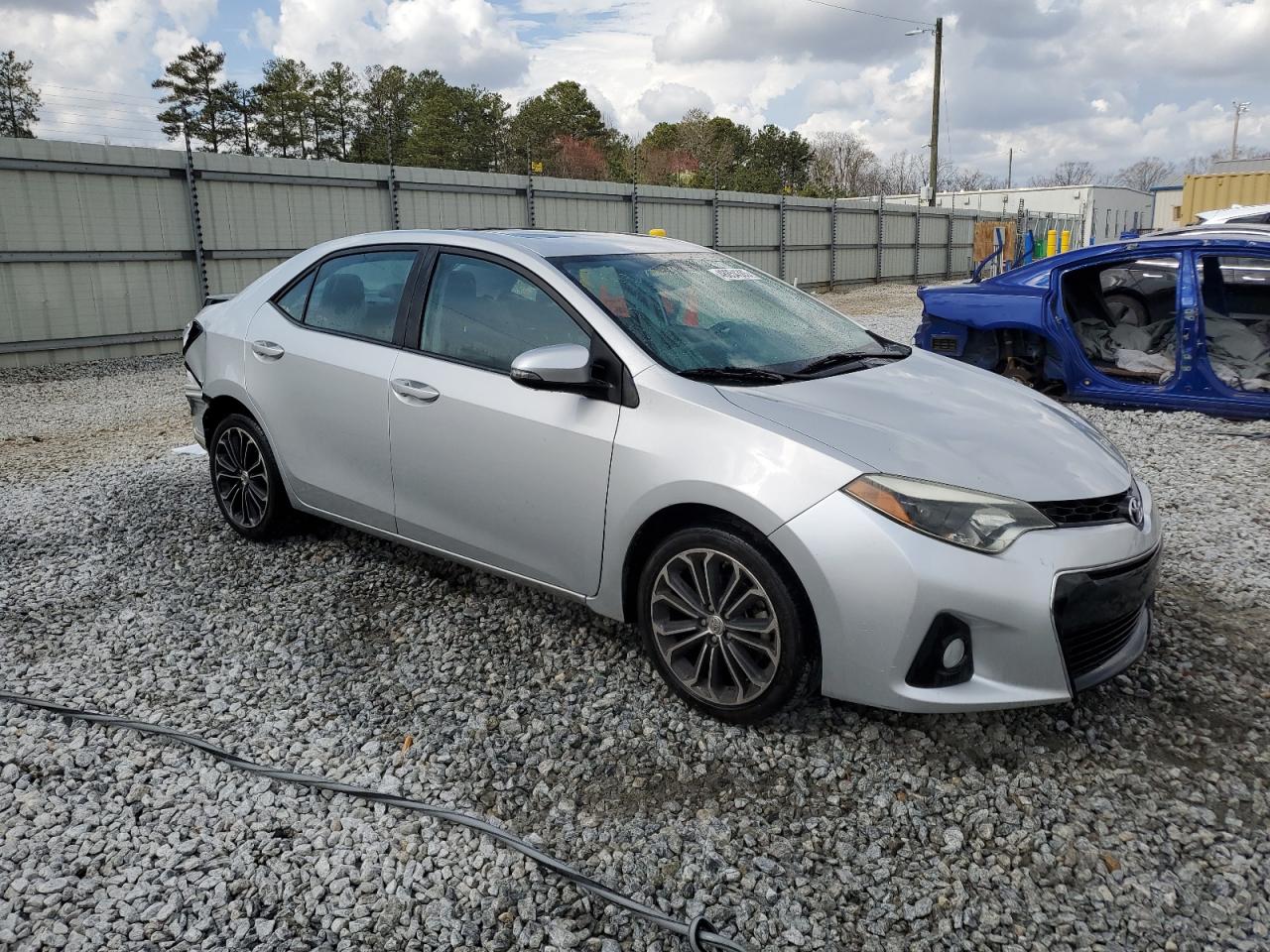 2015 Toyota Corolla VIN 2T1BURHE0FC390694 Copart auction photo, rear end damage thumbnail 4