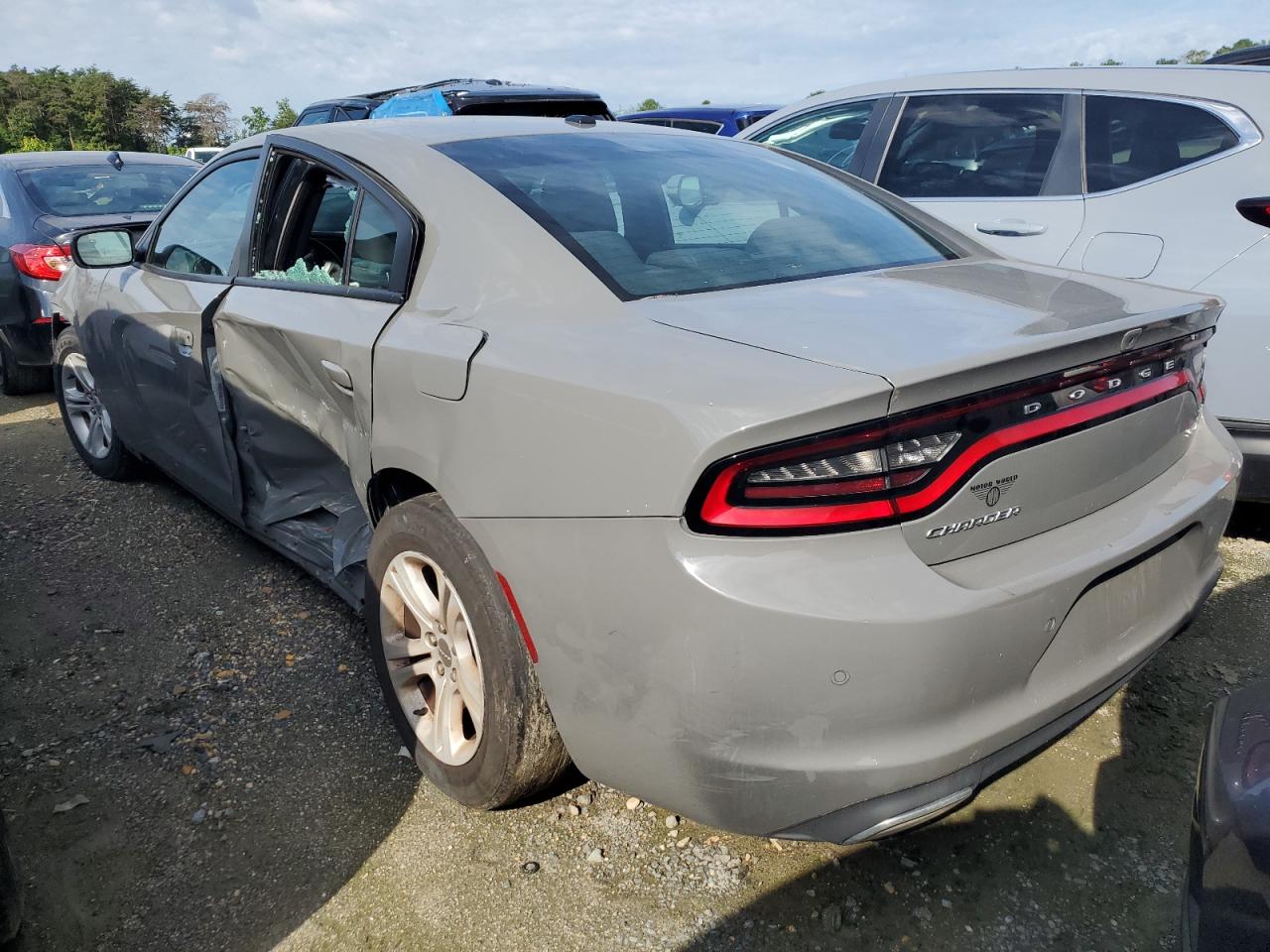 2018 Dodge Charger VIN 2C3CDXBG3JH265839 Copart auction photo, all over damage thumbnail 2