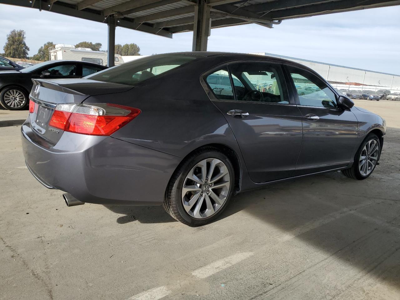 2014 Honda Accord VIN 1HGCR2E54EA027000 Copart auction photo, front end / side damage thumbnail 3