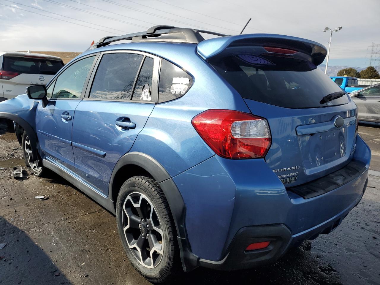2015 Subaru XV VIN JF2GPASC1F8215289 Copart auction photo, front end / side damage thumbnail 2