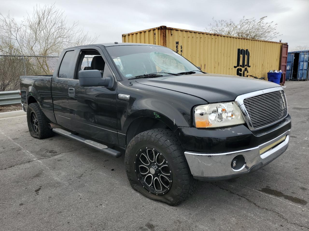 2008 Ford F-150 VIN 1FTPX12578KB21035 Copart auction photo, front end / rear end damage thumbnail 4