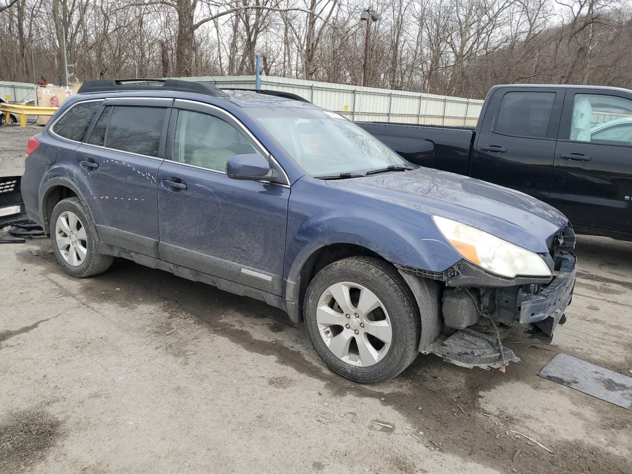 2011 Subaru Outback VIN 4S4BRBKC0B3414877 Copart auction photo, front end damage thumbnail 4