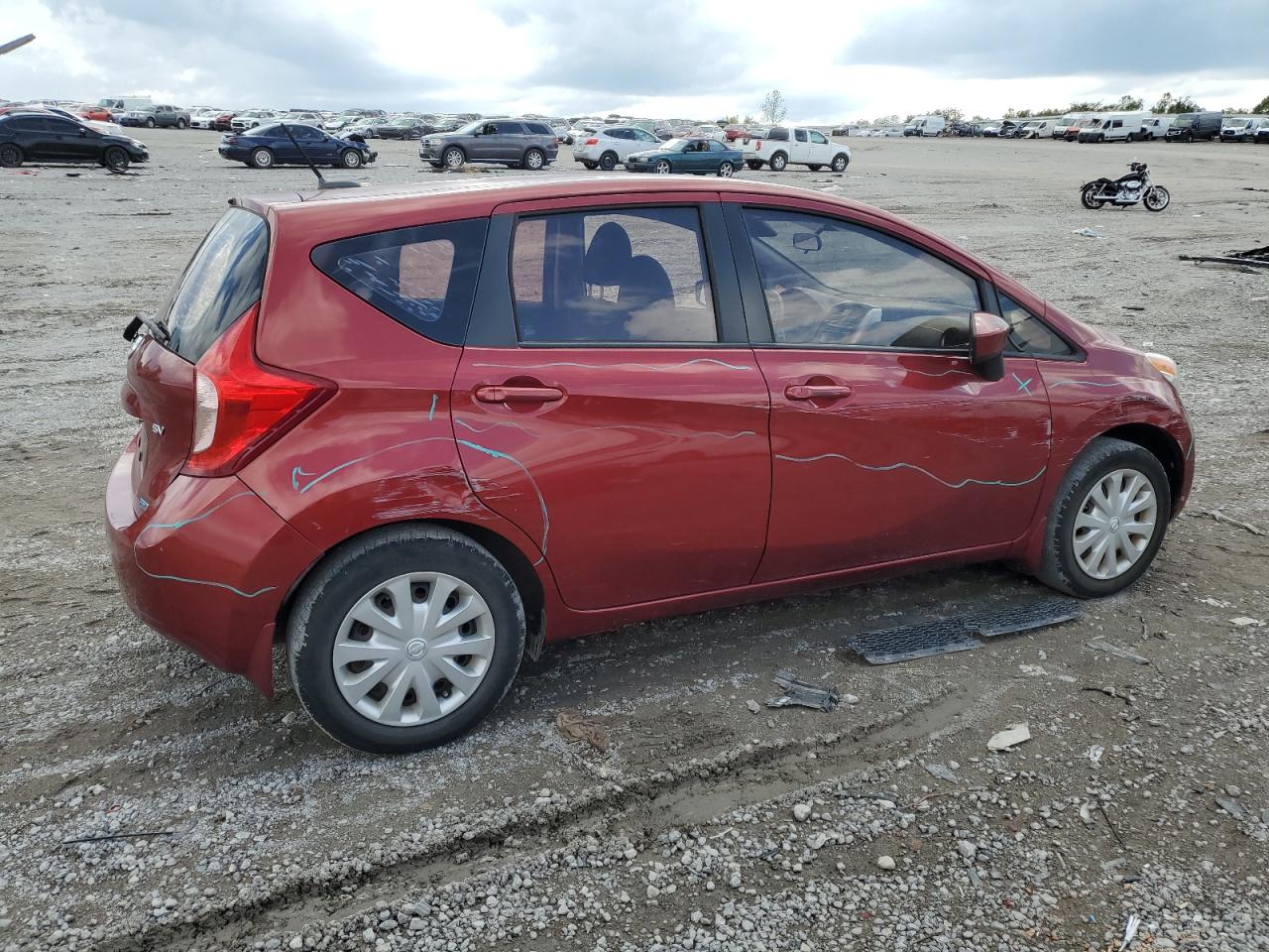 2016 Nissan Versa VIN 3N1CE2CP9GL383505 Copart auction photo, all over / minor dent/scratches damage thumbnail 3