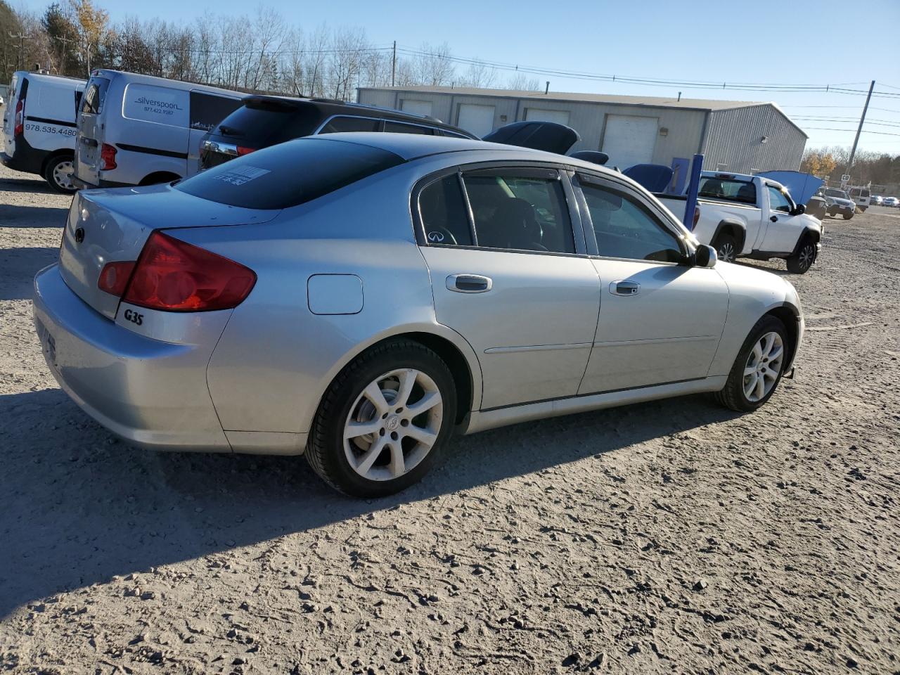 2006 Infiniti G VIN JNKCV51F36M609131 Copart auction photo, rear end damage thumbnail 3