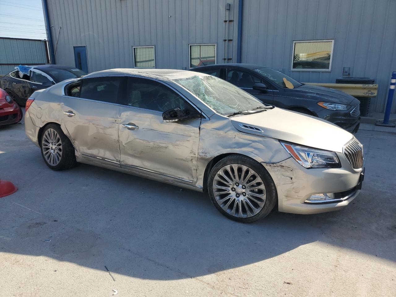 2014 Buick LaCrosse VIN 1G4GF5G31EF274480 Copart auction photo, all over damage thumbnail 4
