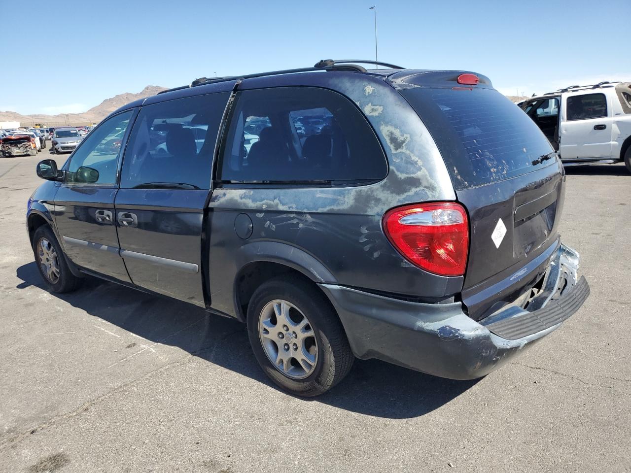 2007 Dodge Caravan VIN 1D4GP24R57B185582 Copart auction photo, rear end damage thumbnail 2