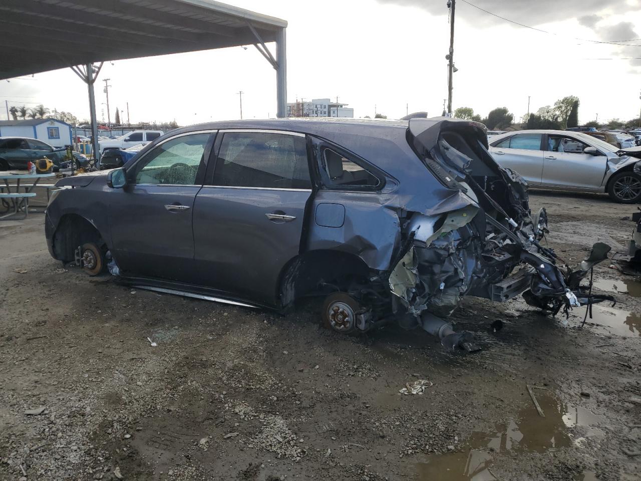 2018 Acura MDX VIN 5J8YD4H59JL012602 Copart auction photo, rear end / front end damage thumbnail 2