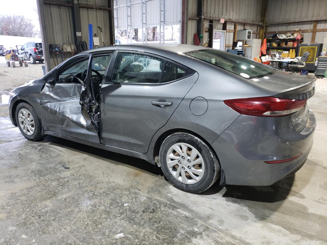 2018 Hyundai Elantra VIN 5NPD74LFXJH341317 Copart auction photo, side damage thumbnail 2