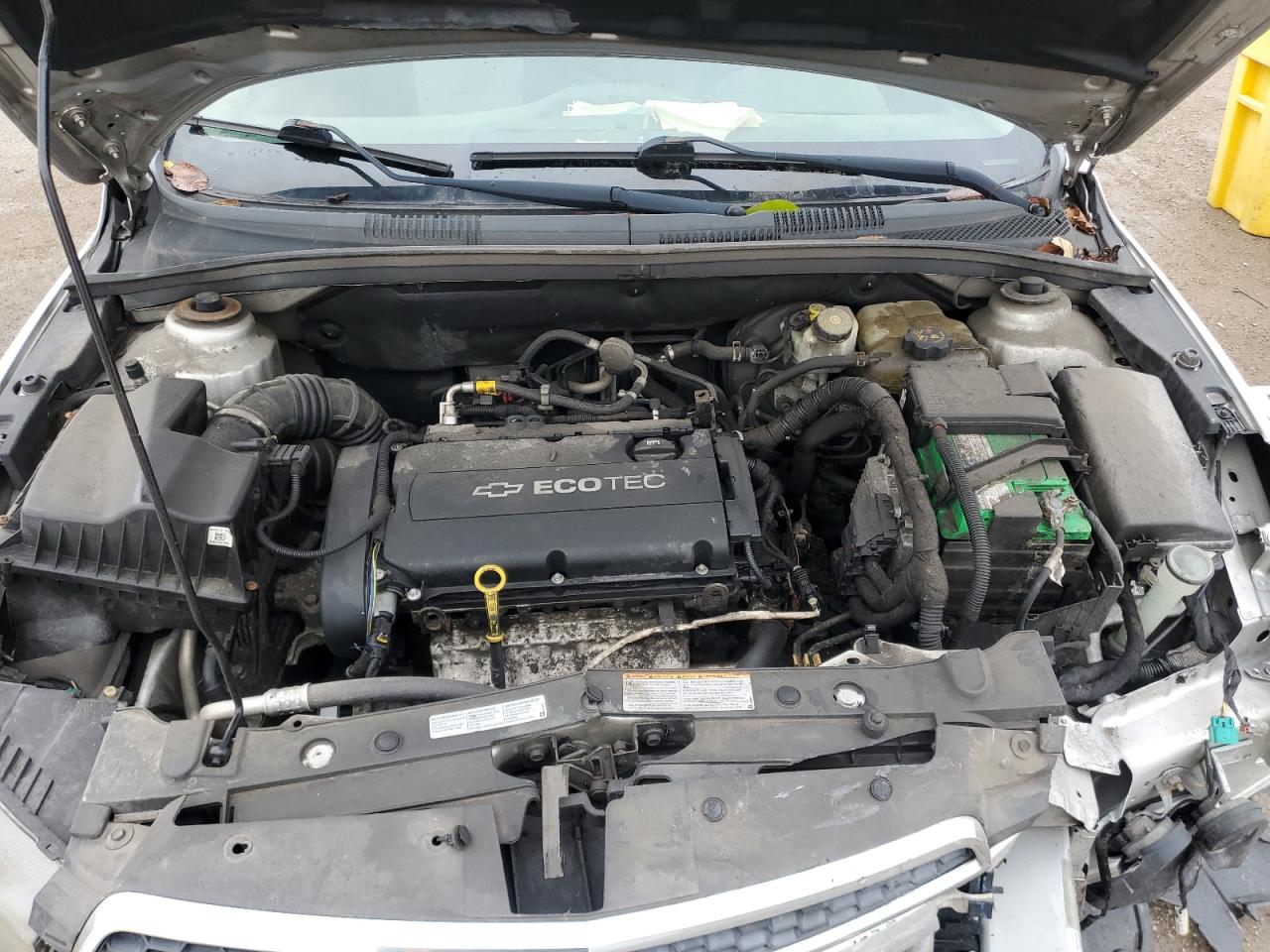 2013 Chevrolet Cruze VIN 1G1PA5SH8D7309278 Copart auction photo, front end damage thumbnail 11