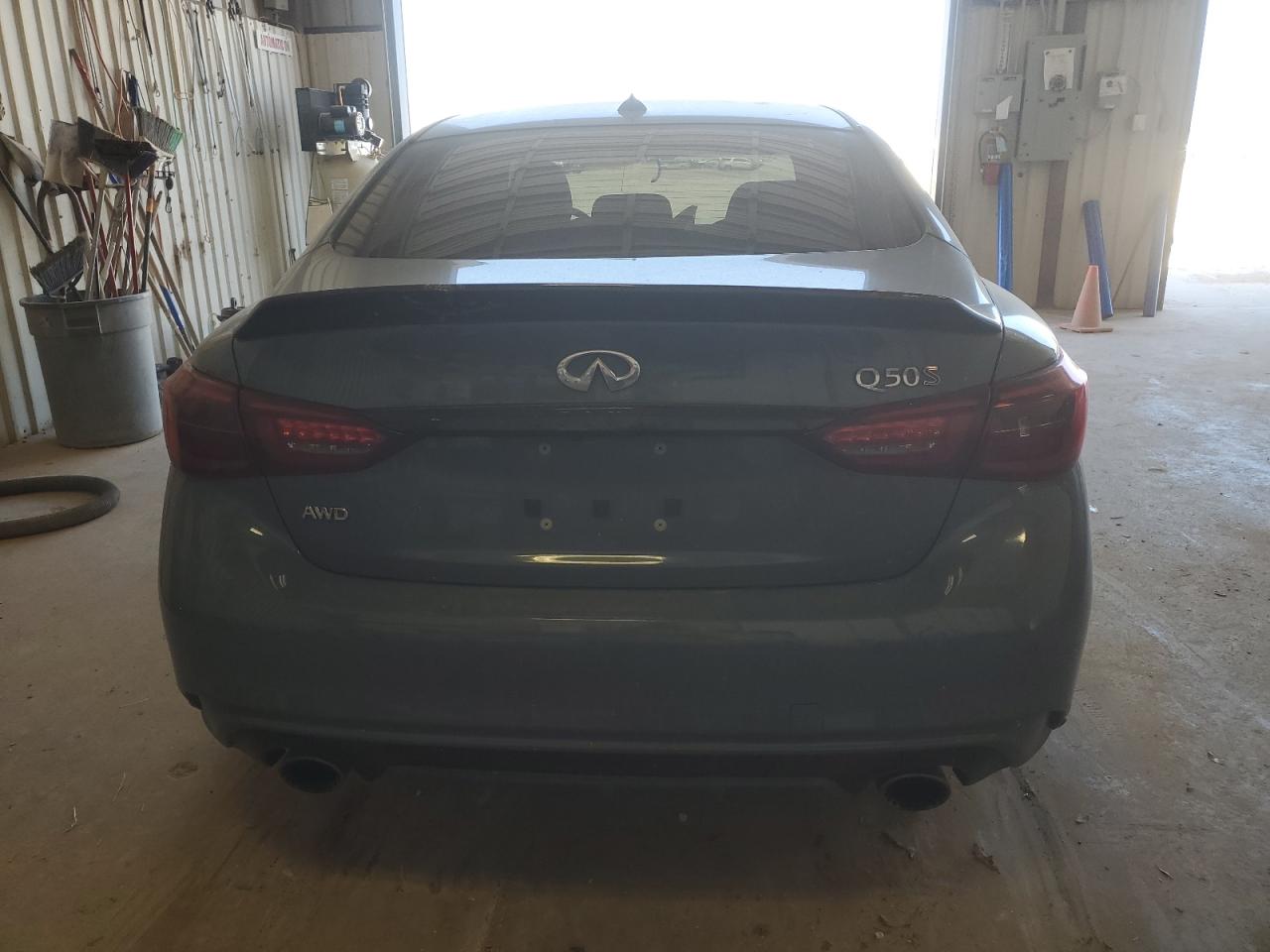 2021 Infiniti Q50 VIN JN1FV7DR8MM881044 Copart auction photo, vandalism / minor dent/scratches damage thumbnail 6