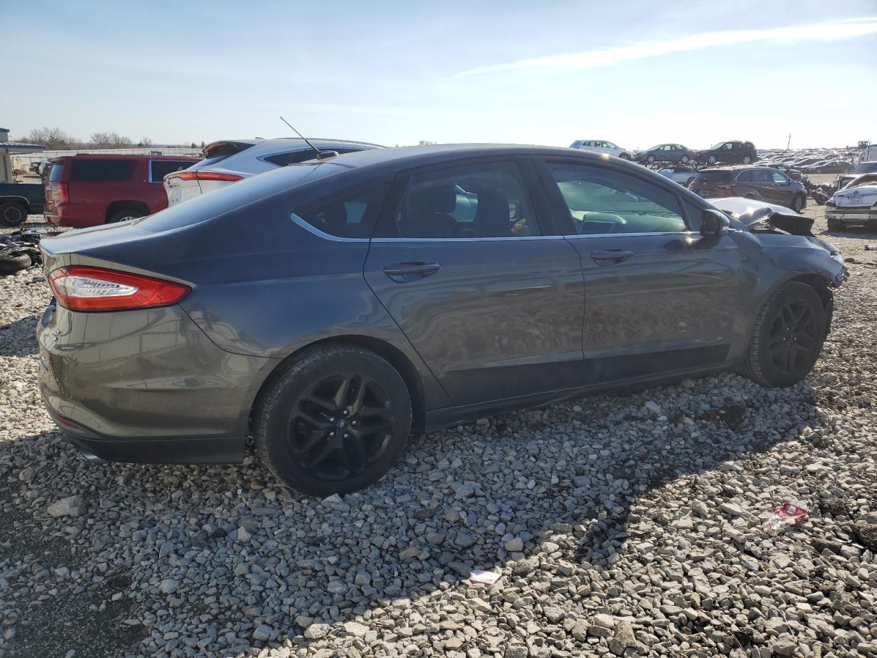 2015 Ford Fusion VIN 1FA6P0HD0F5116751 Copart auction photo, front end damage thumbnail 3