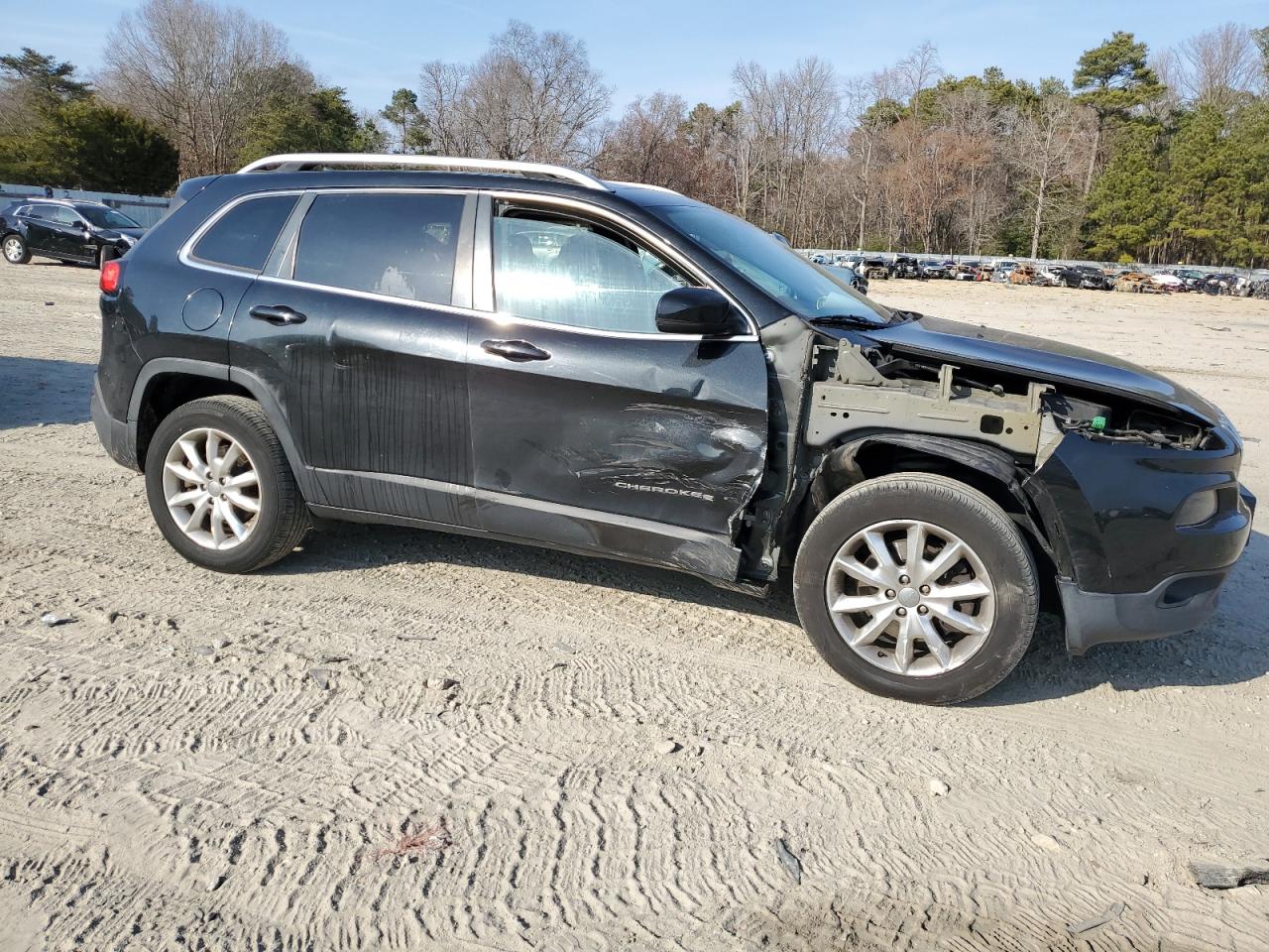 2016 Jeep Grand Cherokee VIN 1C4PJMDS9GW267787 Copart auction photo, front end / side damage thumbnail 4