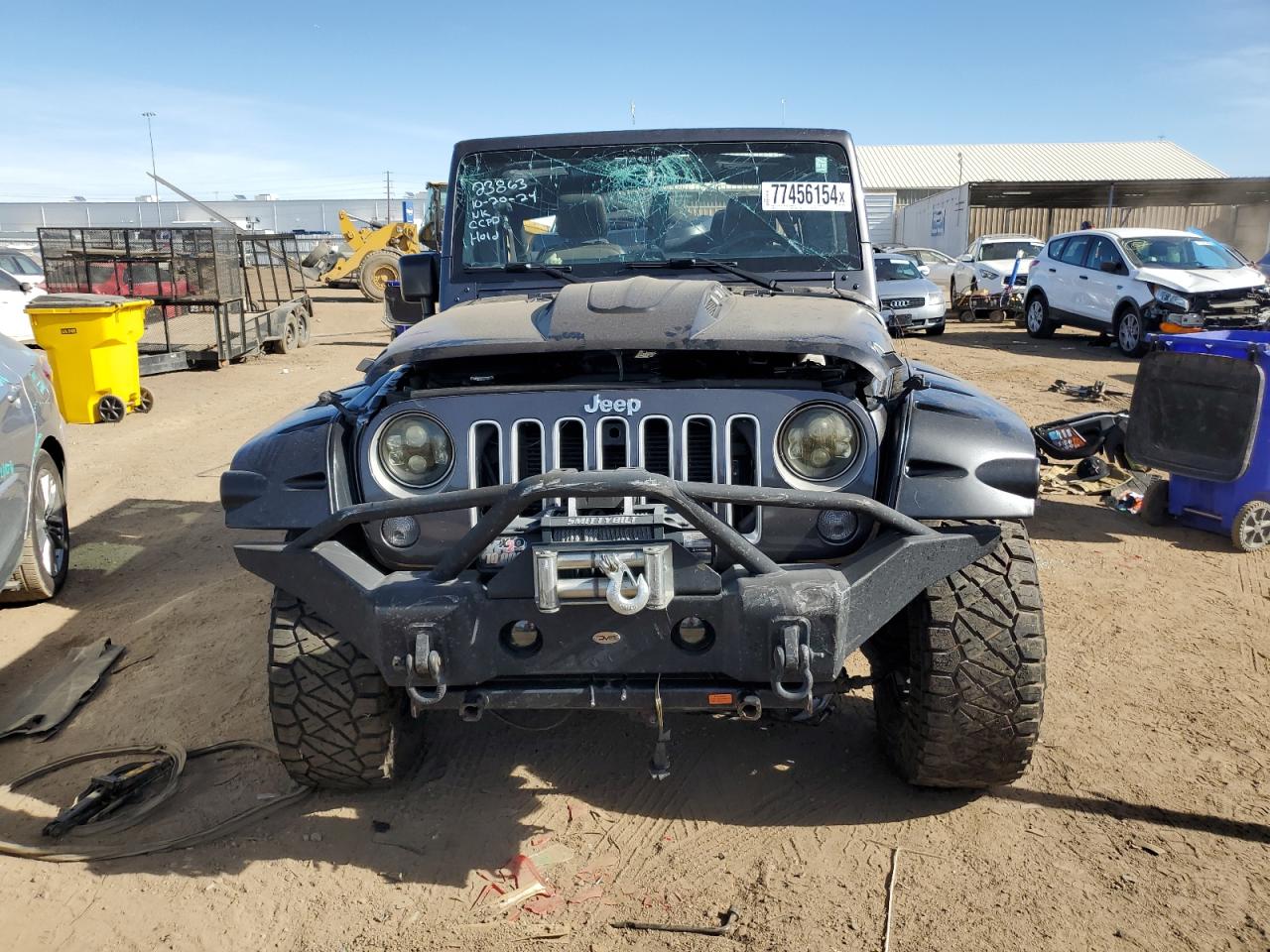 2016 Jeep Wrangler VIN 1C4HJWEGXGL326826 Copart auction photo, all over damage thumbnail 5