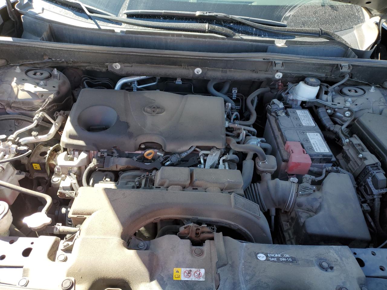 2019 Toyota RAV 4 VIN 2T3F1RFV9KW020695 Copart auction photo, side / rear end damage thumbnail 11