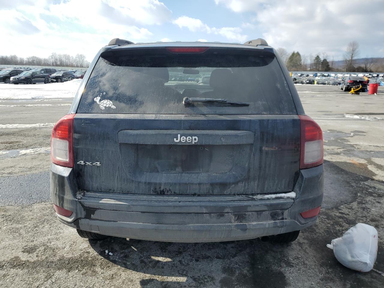 2014 Jeep Compass VIN 1C4NJDBBXED535653 Copart auction photo, front end damage thumbnail 6