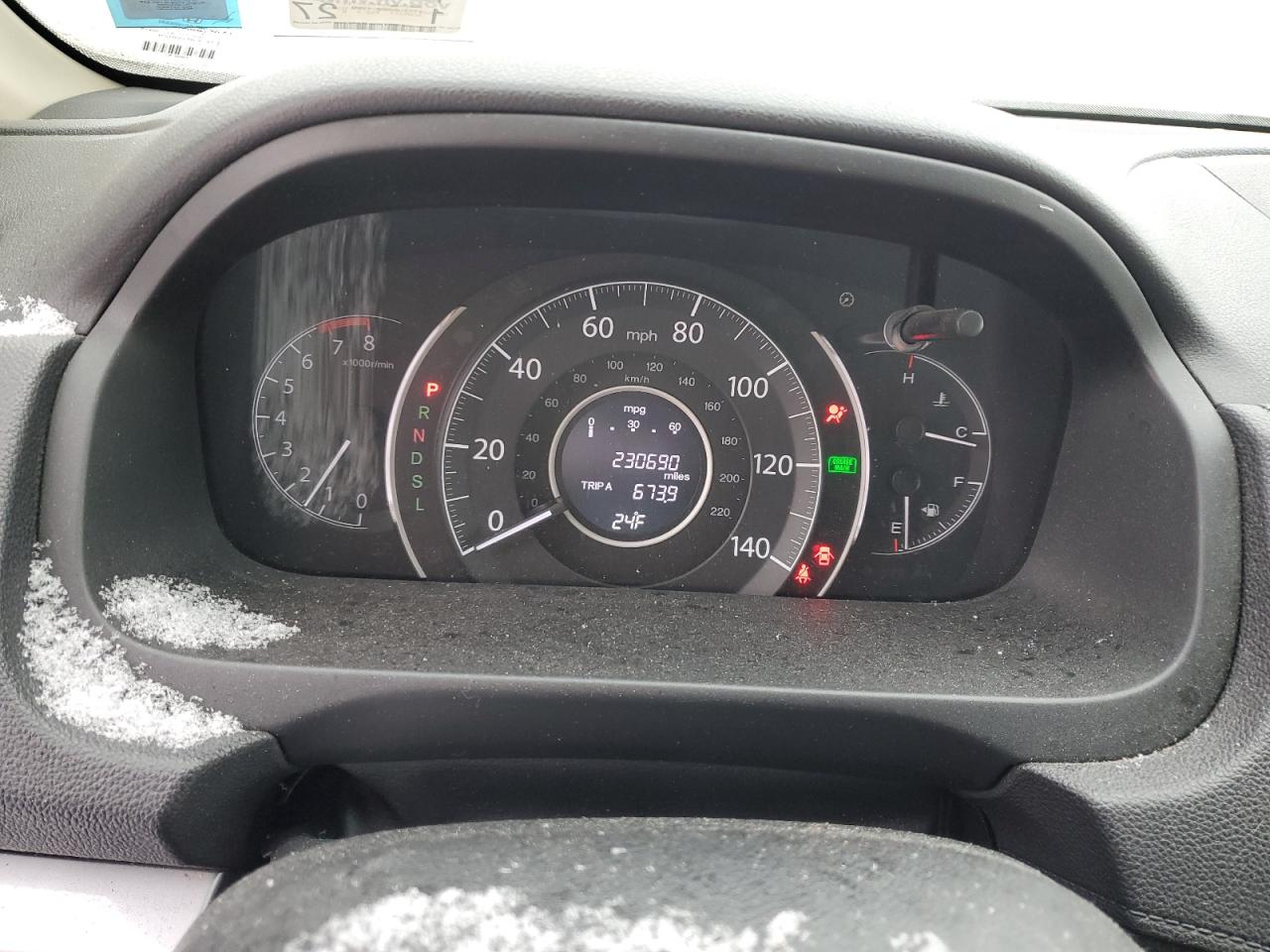2015 Honda CR-V VIN 2HKRM4H59FH626712 Copart auction photo, front end damage thumbnail 9