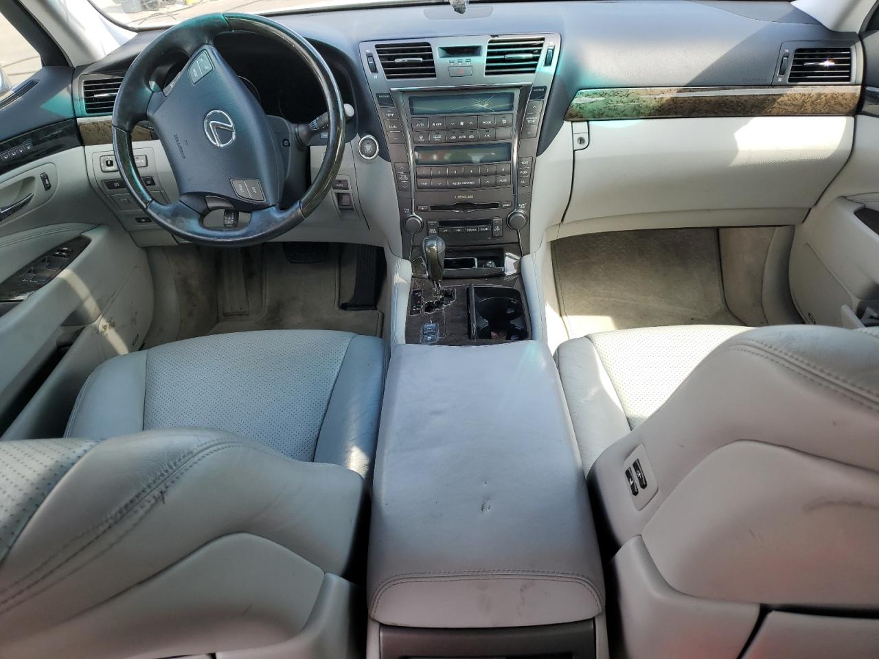 2007 Lexus LS VIN JTHBL46F475037597 Copart auction photo, front end / rear end damage thumbnail 8