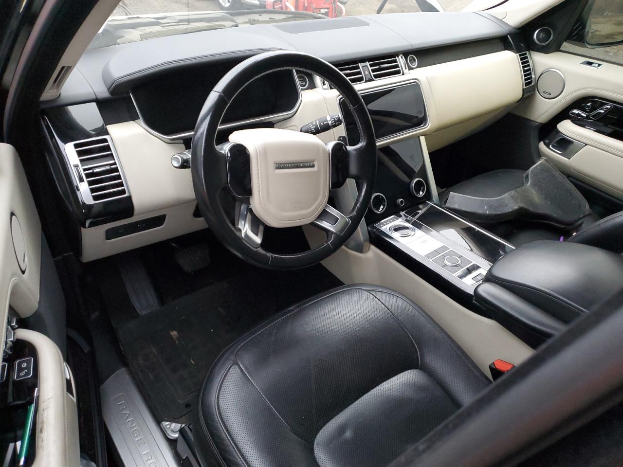 2019 Land Rover Range Rover VIN SALGS2SV7KA519601 Copart auction photo, front end / minor dent/scratches damage thumbnail 8
