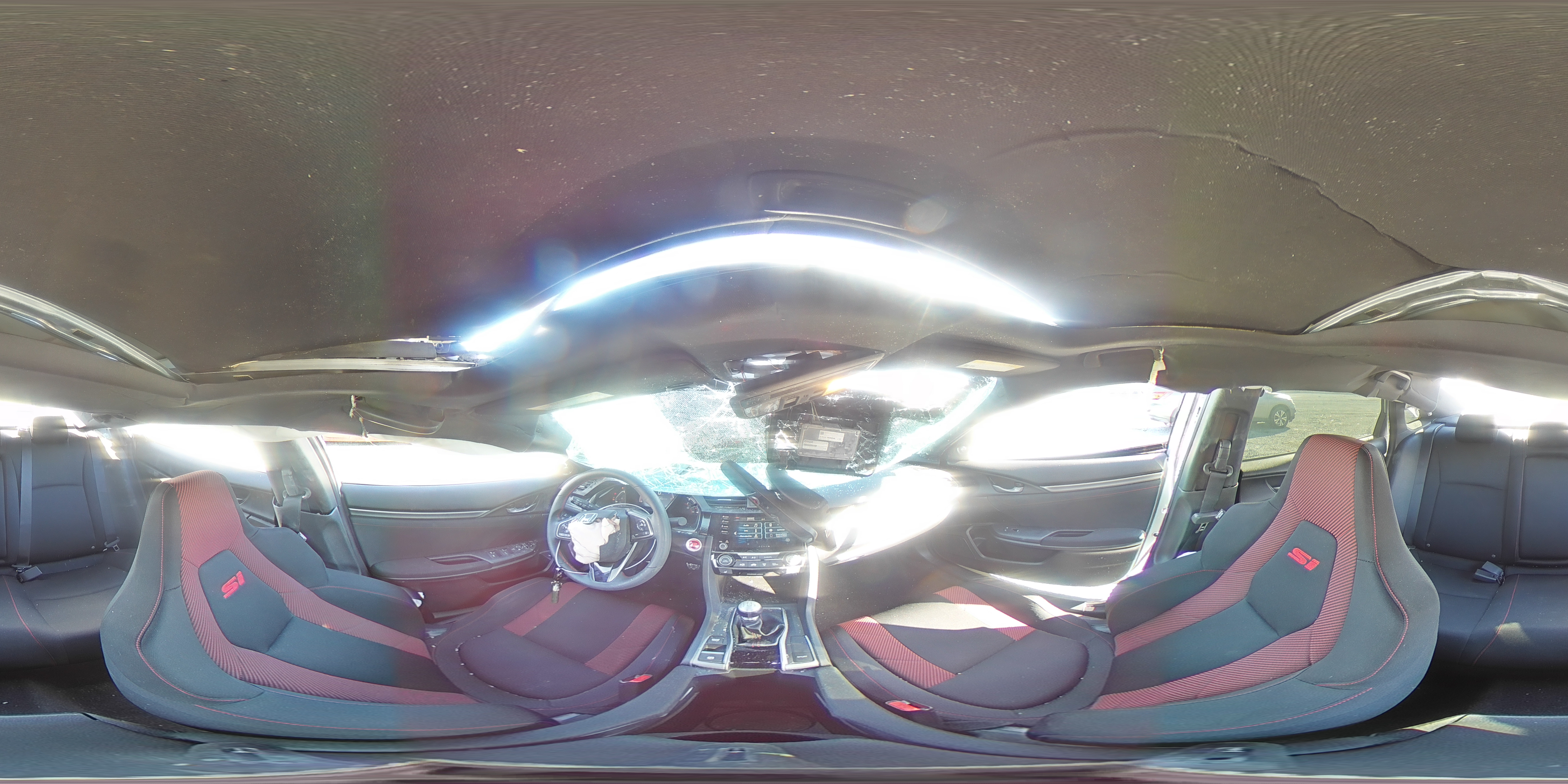 2020 Honda Civic VIN 2HGFC1E51LH706505 Copart auction photo, all over damage thumbnail 13