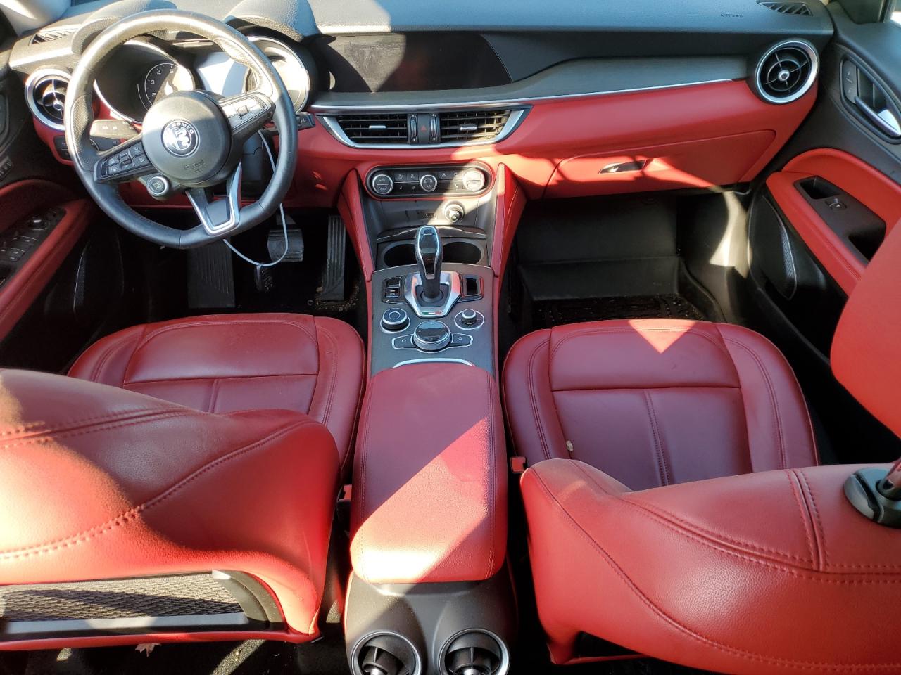 2021 Alfa Romeo Stelvio VIN ZASPAKBN8M7D08697 Copart auction photo, front end damage thumbnail 8