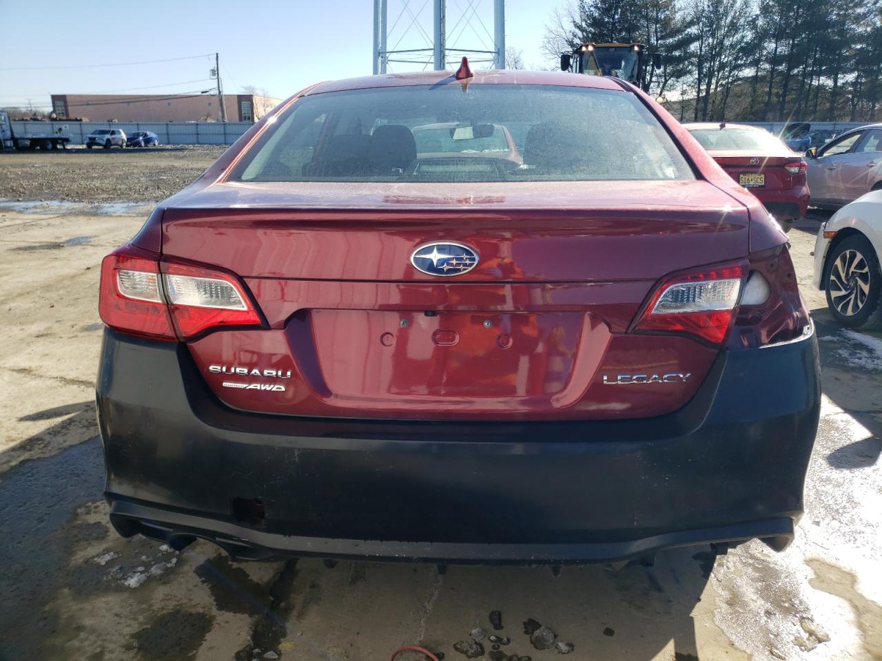 2018 Subaru Legacy VIN 4S3BNAF64J3043929 Copart auction photo, side / front end damage thumbnail 6