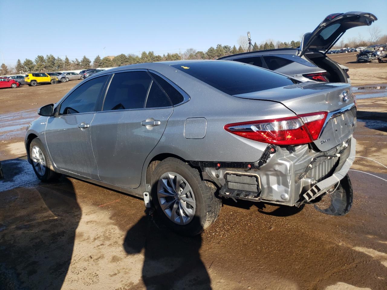 2017 Toyota Camry VIN 4T1BD1FK4HU225601 Copart auction photo, rear end damage thumbnail 2