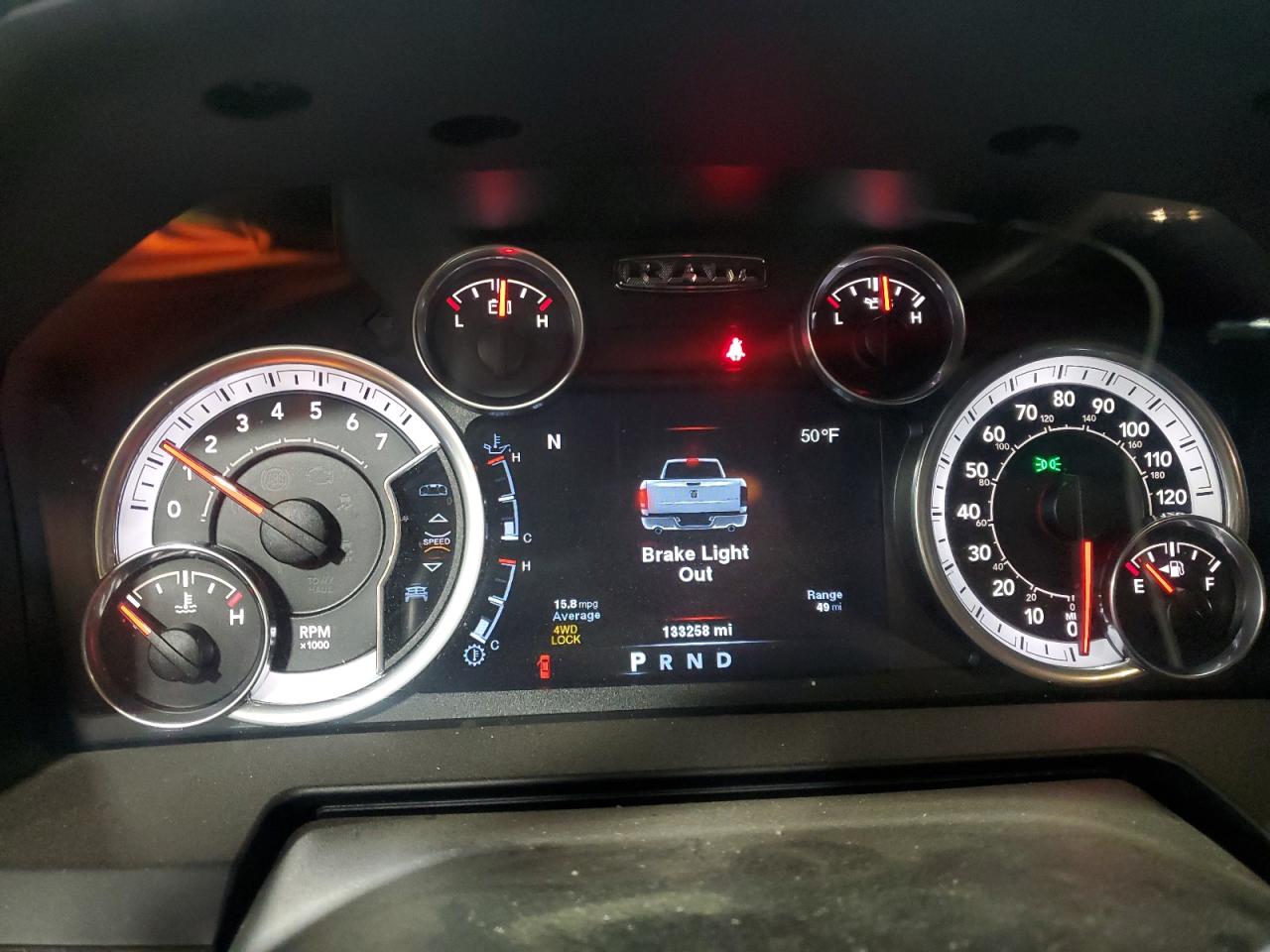 2014 RAM 1500 VIN 1C6RR7NT4ES473329 Copart auction photo, front end / side damage thumbnail 9