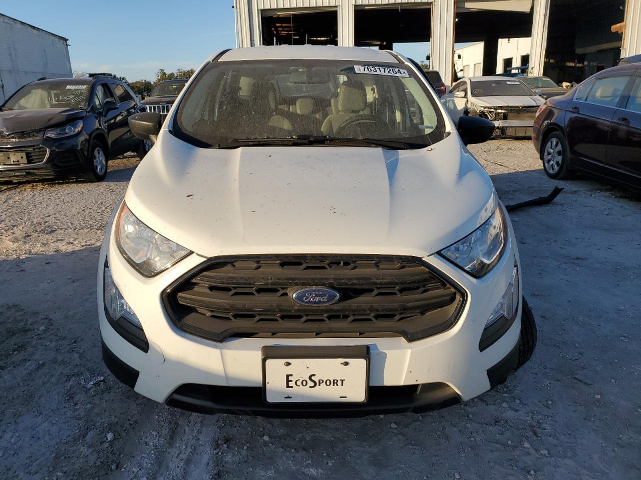 2019 Ford EcoSport VIN MAJ3S2FE1KC291329 Copart auction photo, front end / side damage thumbnail 5