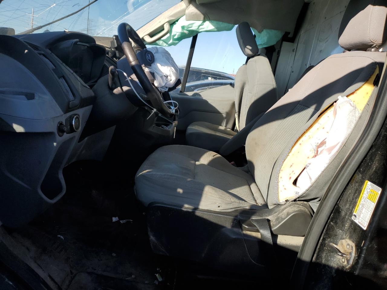 2017 Ford Transit VIN 1FTYR2ZG4HKA73196 Copart auction photo, front end damage thumbnail 7
