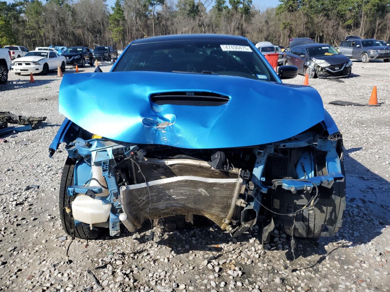 2018 Dodge Charger VIN 2C3CDXHG7JH306979 Copart auction photo, front end / side damage thumbnail 5