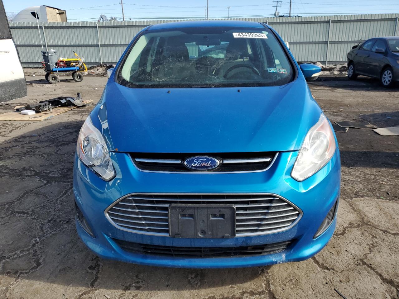 2014 Ford C-MAX VIN 1FADP5AU4EL511234 Copart auction photo, side / front end damage thumbnail 5