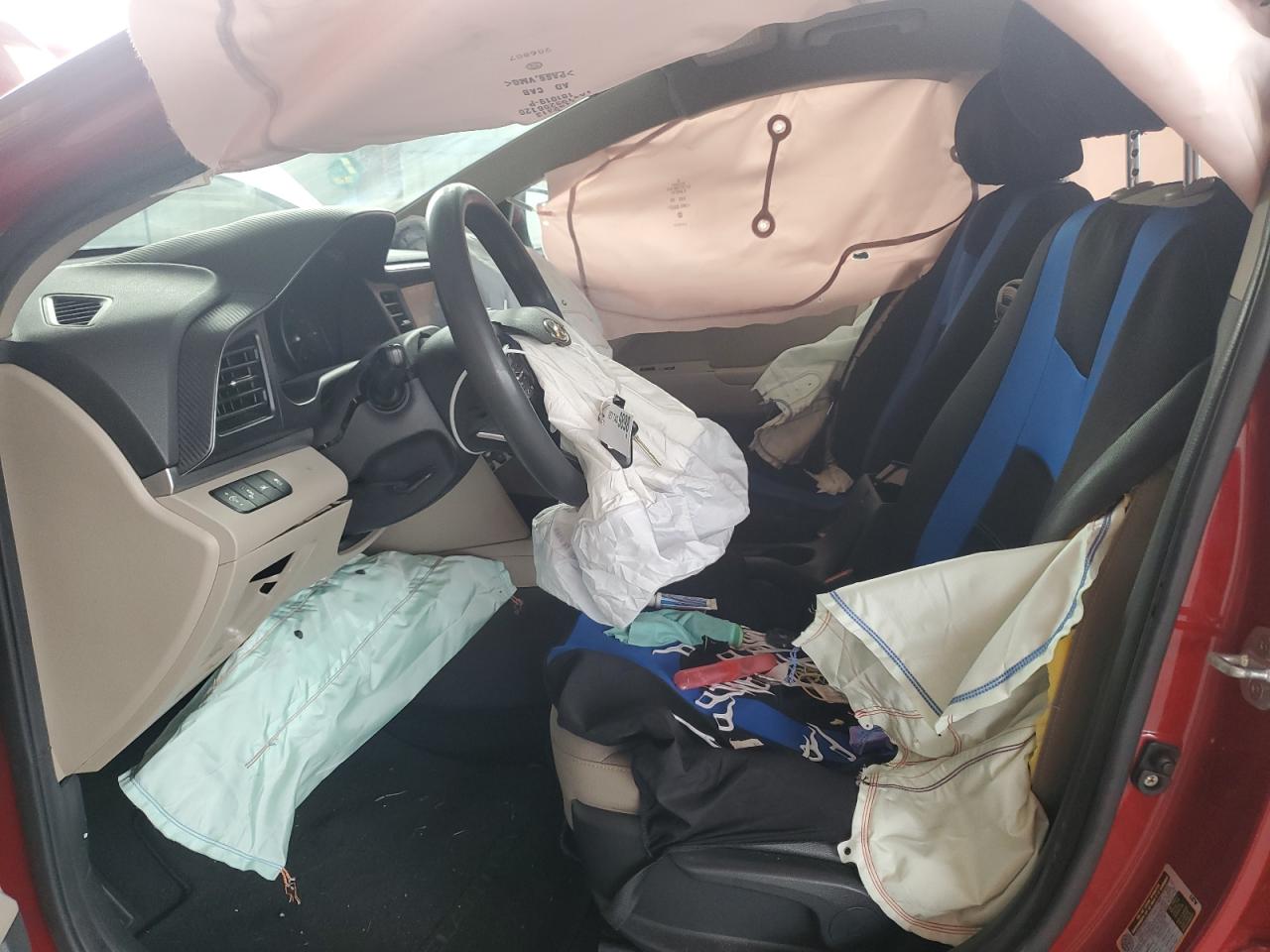 2020 Hyundai Elantra VIN KMHD84LF4LU046733 Copart auction photo, all over / mechanical damage thumbnail 7