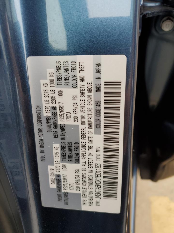2019 Mazda CX-5 VIN JM3KFABM0K1601183 Copart auction photo, water/flood damage thumbnail 14