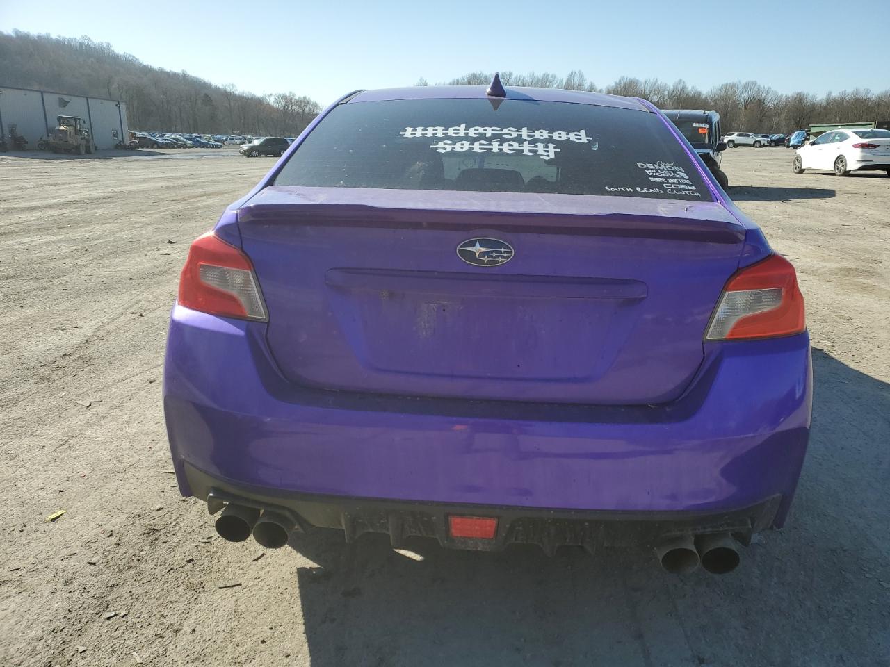 2015 Subaru WRX VIN JF1VA1D63F9804262 Copart auction photo, front end damage thumbnail 6