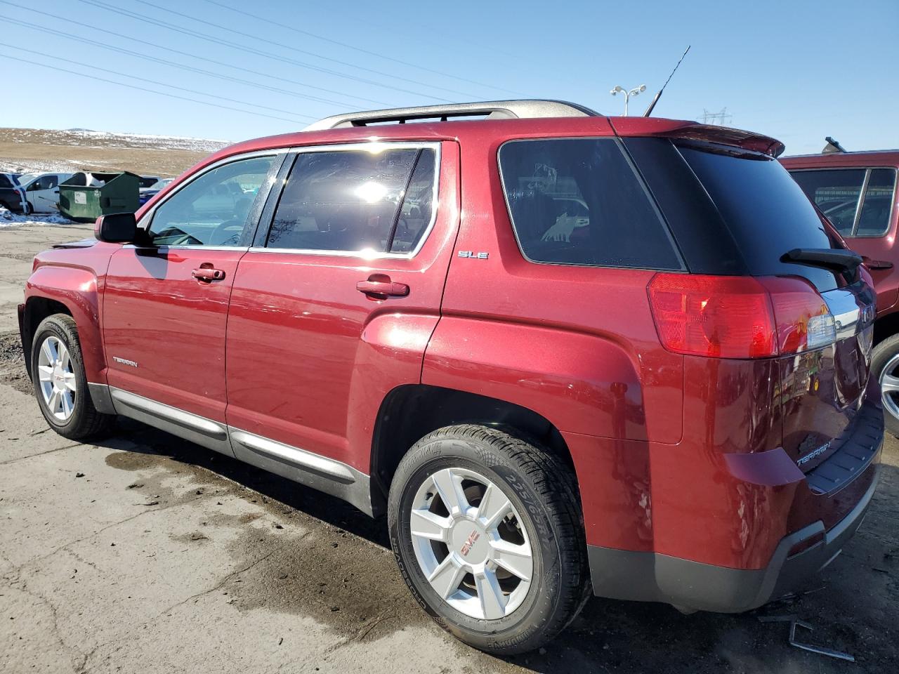 2011 GMC Terrain VIN 2CTFLTEC3B6310096 Copart auction photo, front end / side damage thumbnail 2