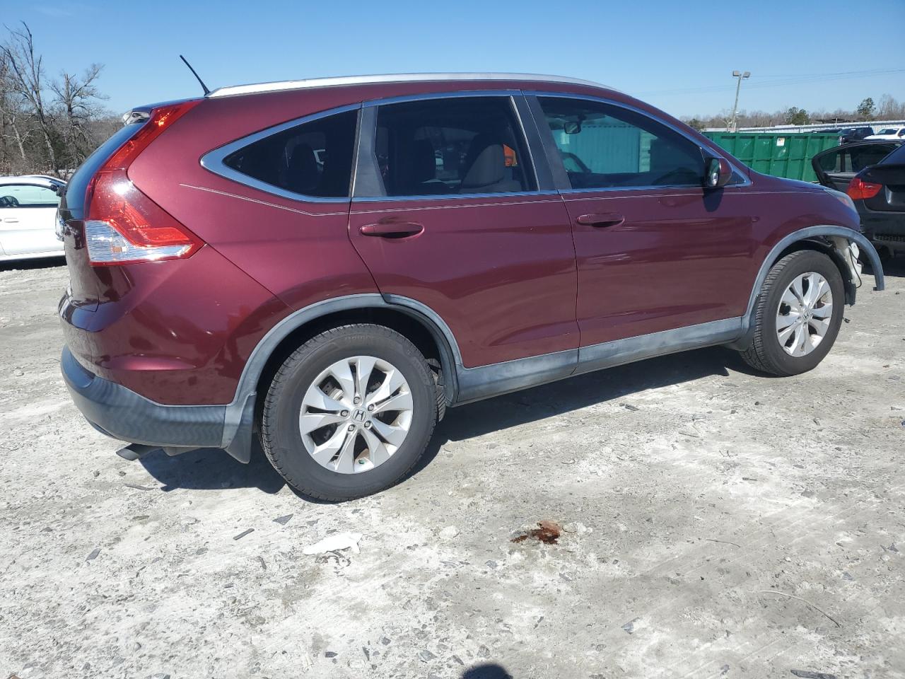 2014 Honda CR-V VIN 5J6RM3H7XEL035448 Copart auction photo, front end damage thumbnail 3