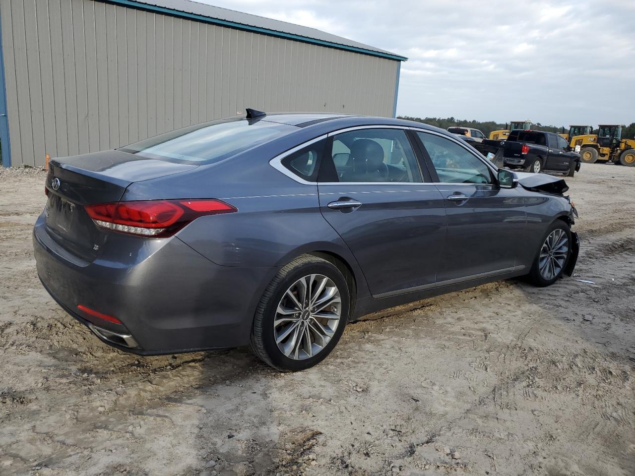 2016 Hyundai Genesis VIN KMHGN4JE2GU117482 Copart auction photo, front end damage thumbnail 3