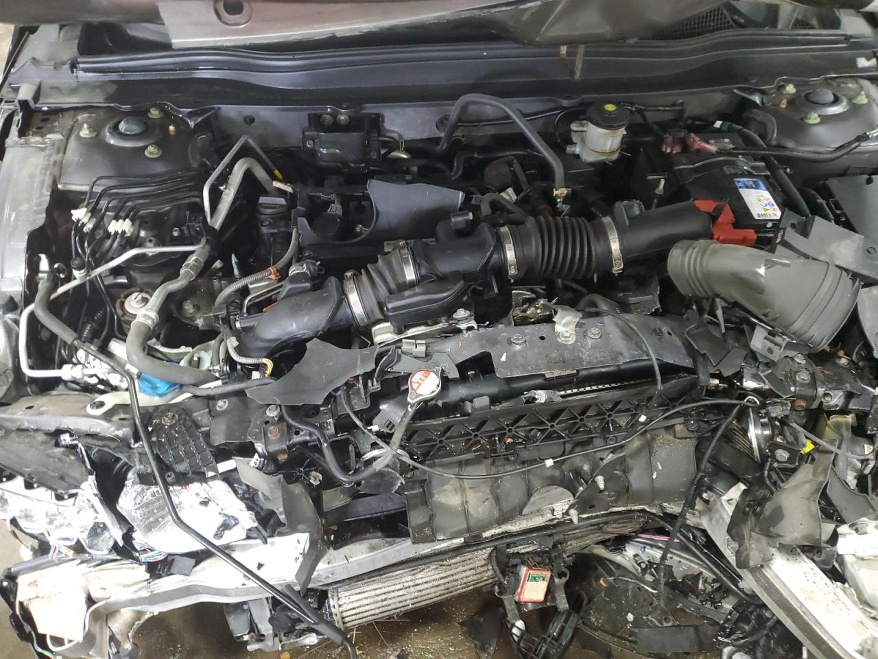 2018 Honda Accord VIN 1HGCV1F39JA066923 Copart auction photo, front end / side damage thumbnail 13