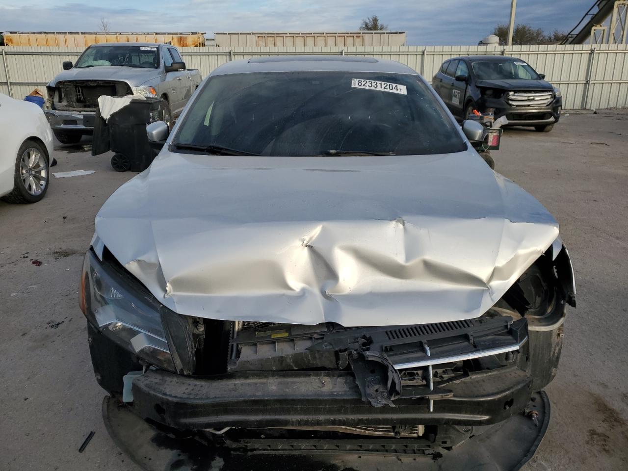 2014 Volkswagen Passat VIN 1VWCN7A31EC108341 Copart auction photo, front end damage thumbnail 5