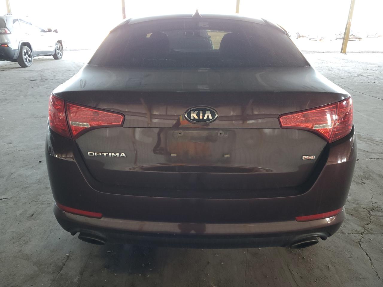 2013 KIA Optima VIN 5XXGM4A73DG138612 Copart auction photo, side / front end damage thumbnail 6