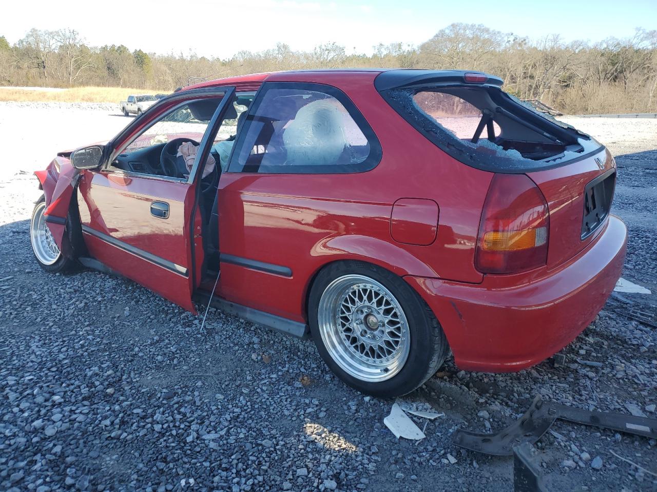 1996 Honda Civic VIN 2HGEJ6425TH119133 Copart auction photo, all over damage thumbnail 2