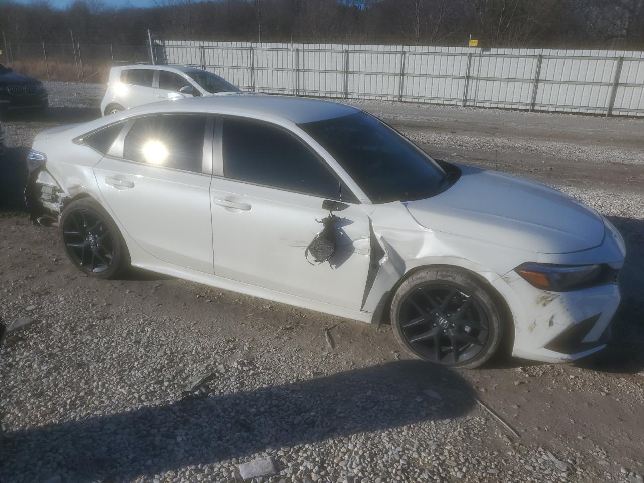 2022 Honda Civic VIN 2HGFE2F53NH603152 Copart auction photo, all over damage thumbnail 4