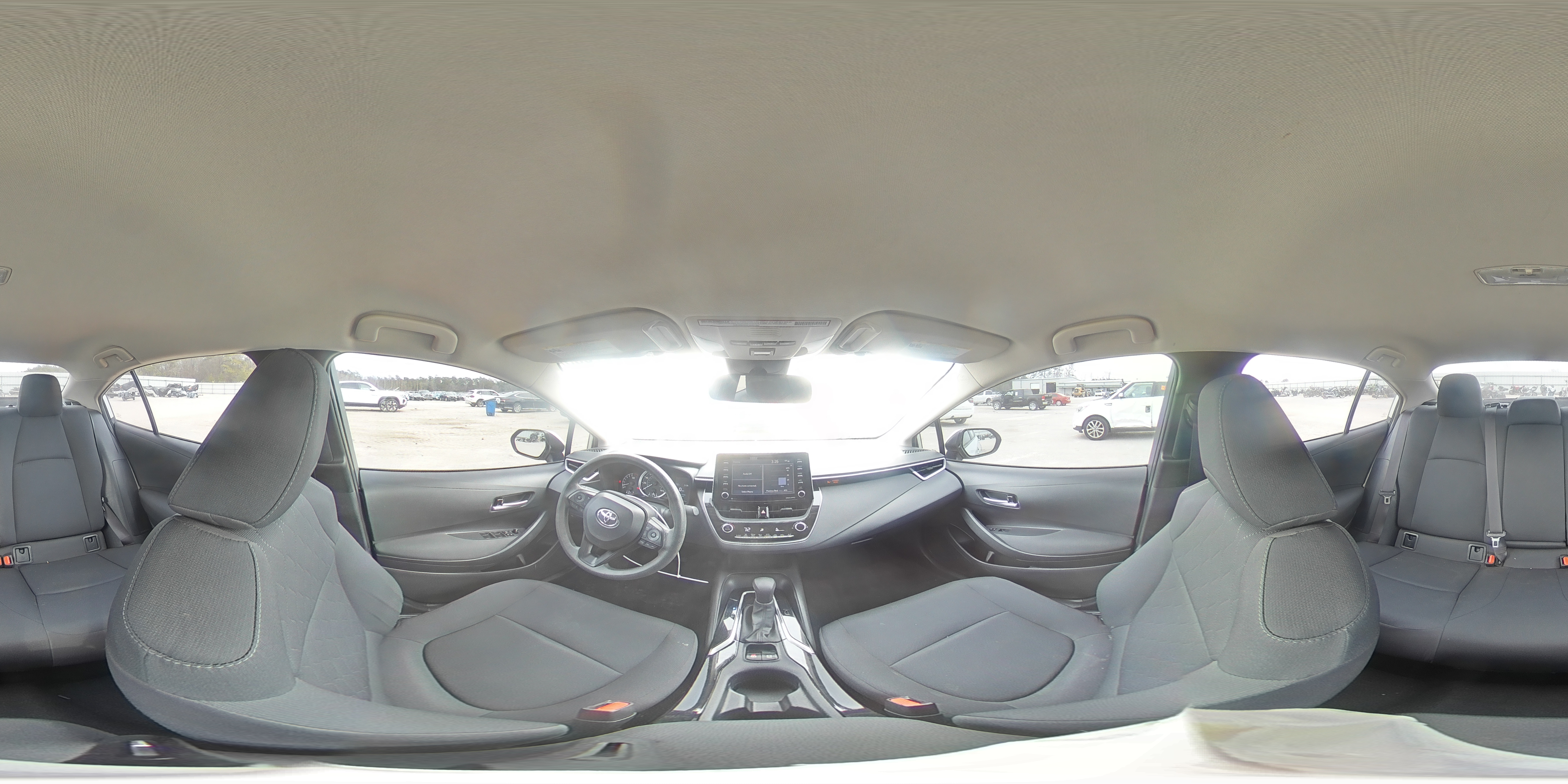 2021 Toyota Corolla VIN 5YFEPMAE0MP172656 Copart auction photo, rear end damage thumbnail 13