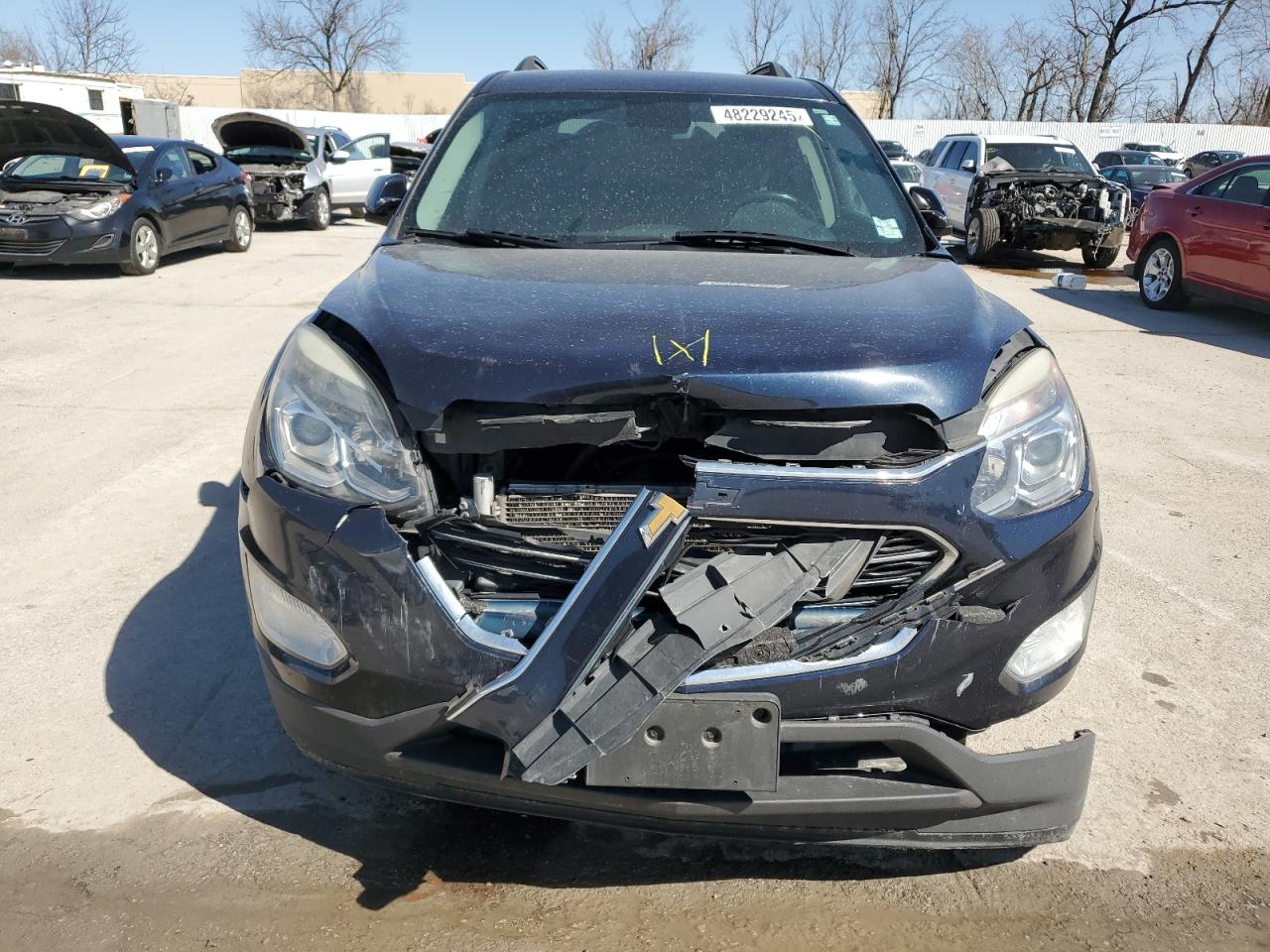 2017 Chevrolet Equinox VIN 2GNALCEK0H1595768 Copart auction photo, front end damage thumbnail 5