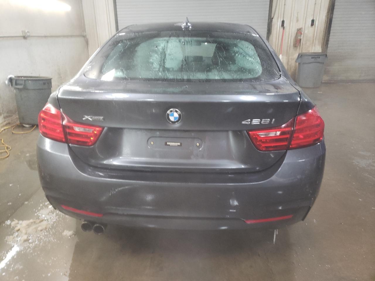 2016 BMW 4er VIN WBA4C9C52GG138139 Copart auction photo, front end / side damage thumbnail 6