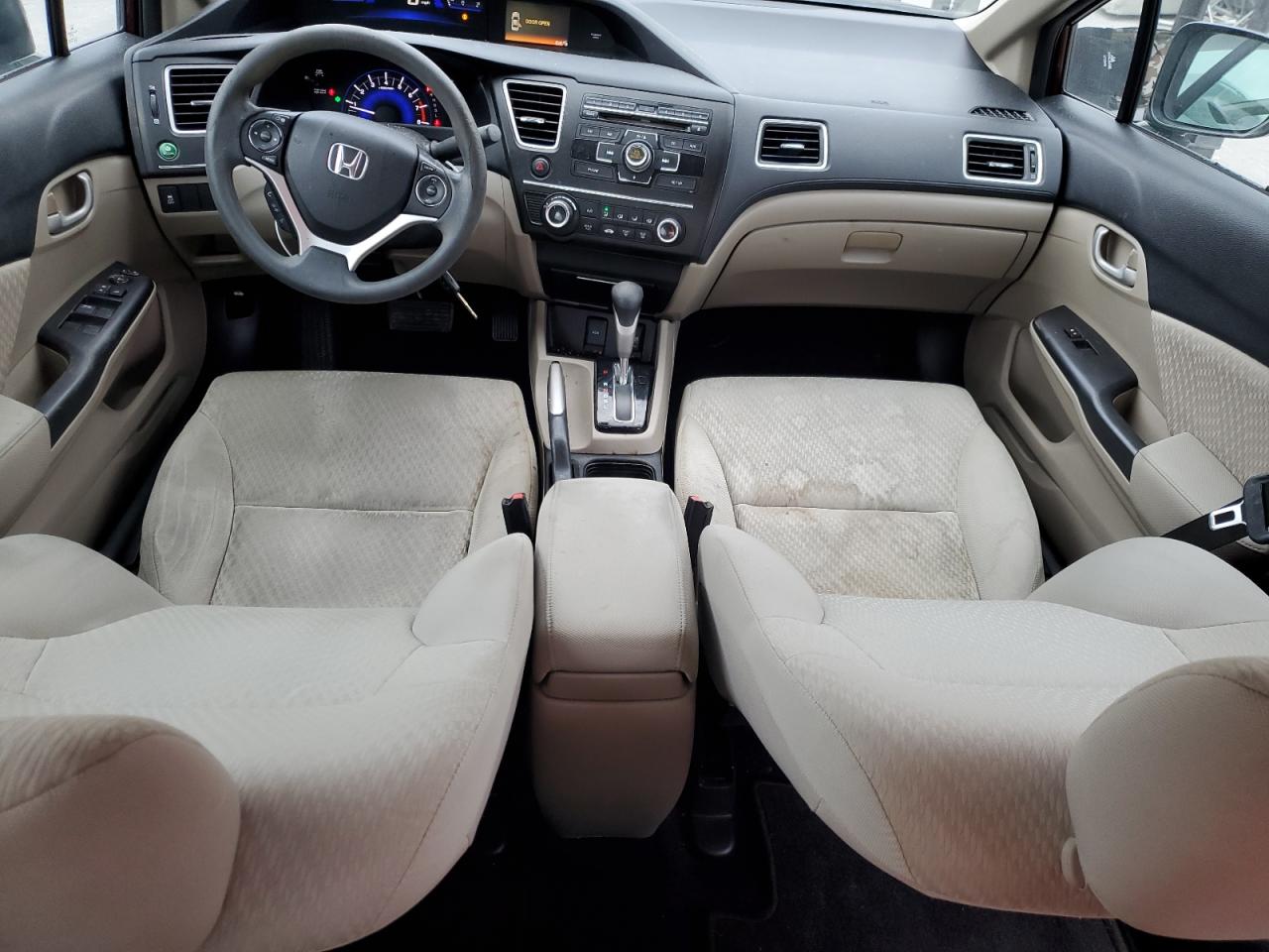 2015 Honda Civic VIN 19XFB2F55FE059869 Copart auction photo, side damage thumbnail 8