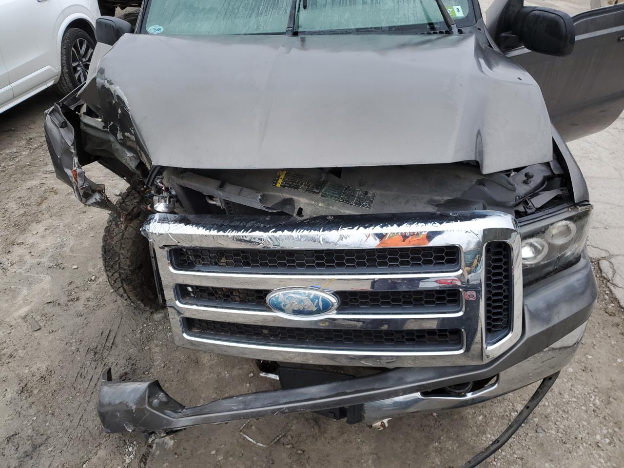 2006 Ford F250 VIN 1FTSX21546EA13517 Copart auction photo, front end / side damage thumbnail 11